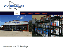 Tablet Screenshot of cvbearings.com.au
